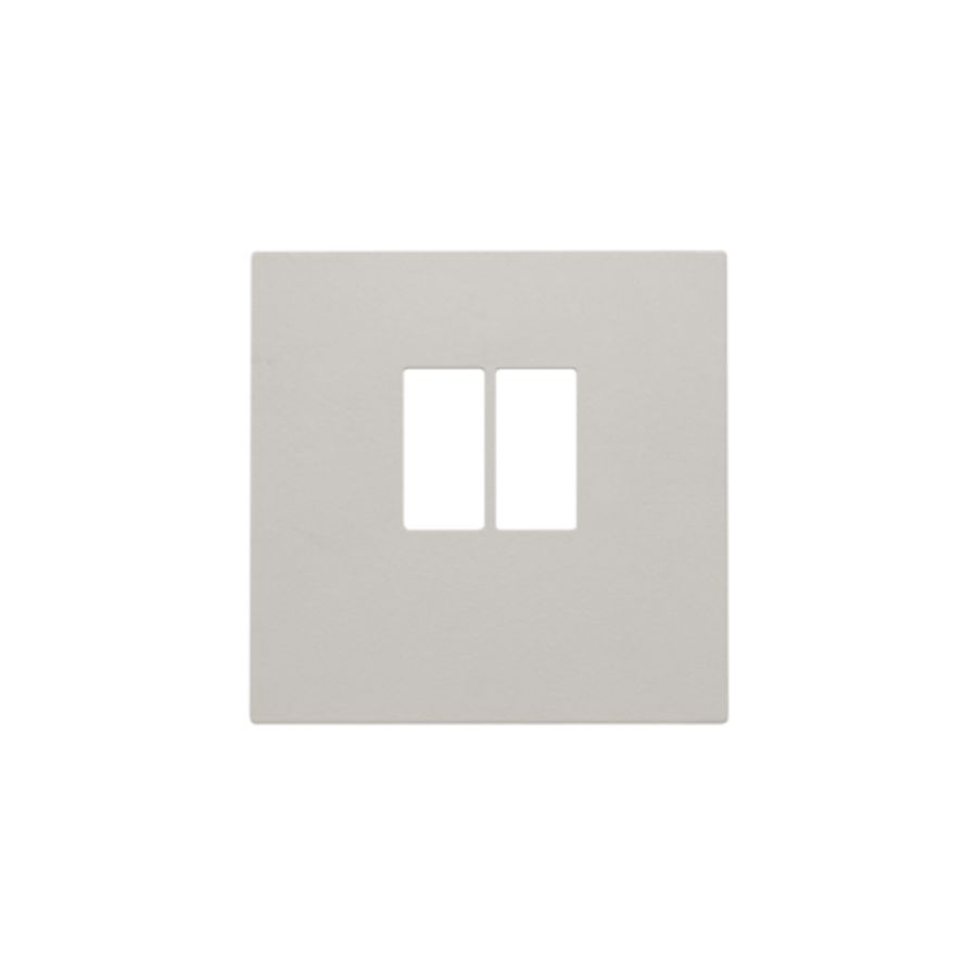 Afwerkingsset enkelvoudige luidsprekeraansl. light grey