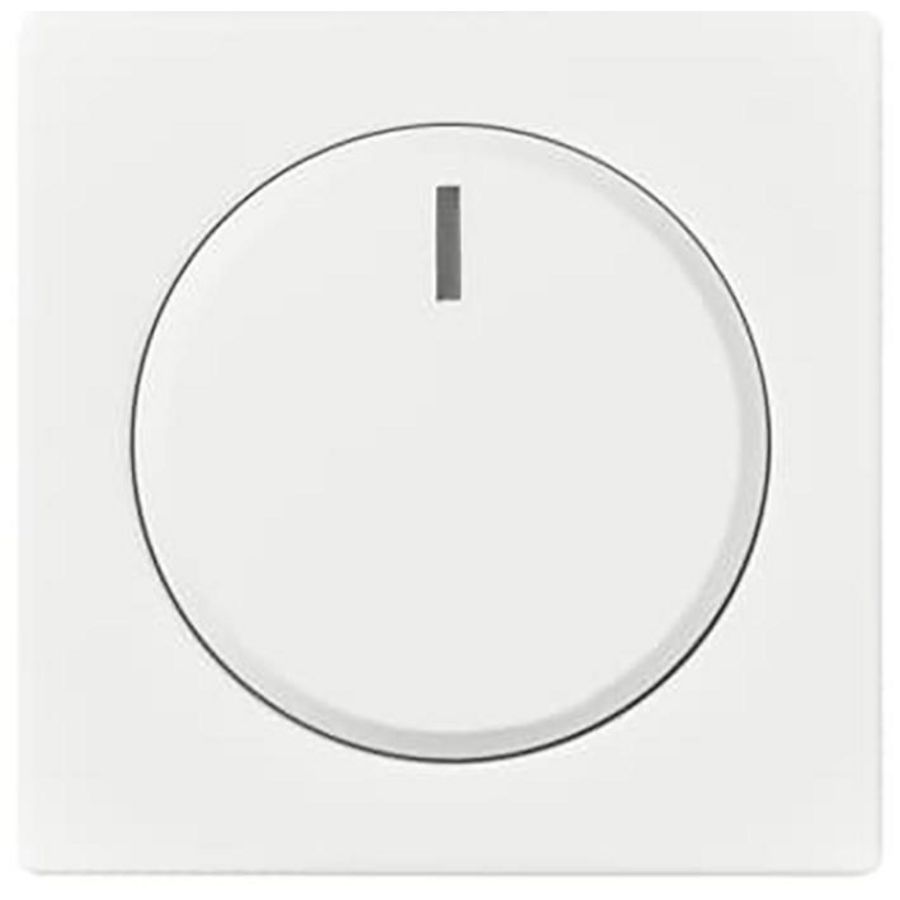Centraalplaat + knop v draaidimmer F-matwit versterkt (6540-884-102-510)
