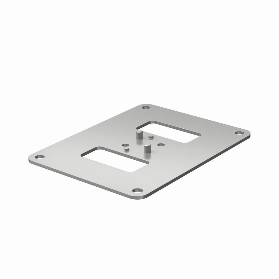 Bodemplaat 170x130x3 /gelaagd wit