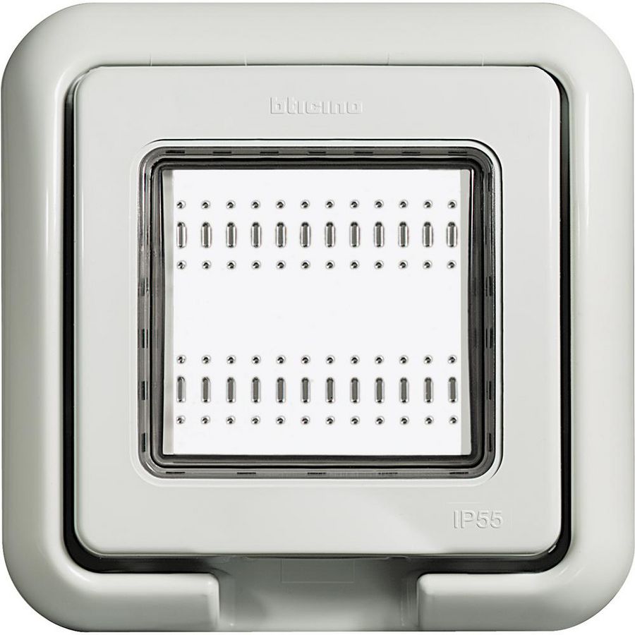 Deksel Idrobox IP55 2 modulen grijs RAL7035