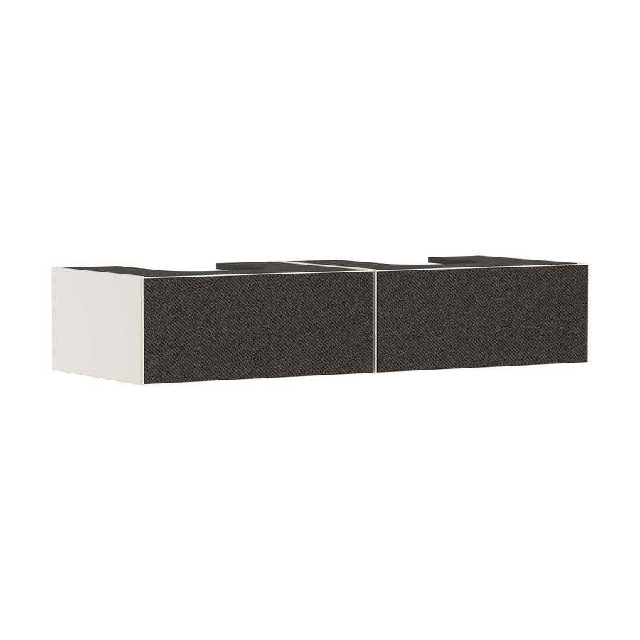 Badmeubel Xevolos E SMB 1370/550 2L 2 wastafel gesl. TDG