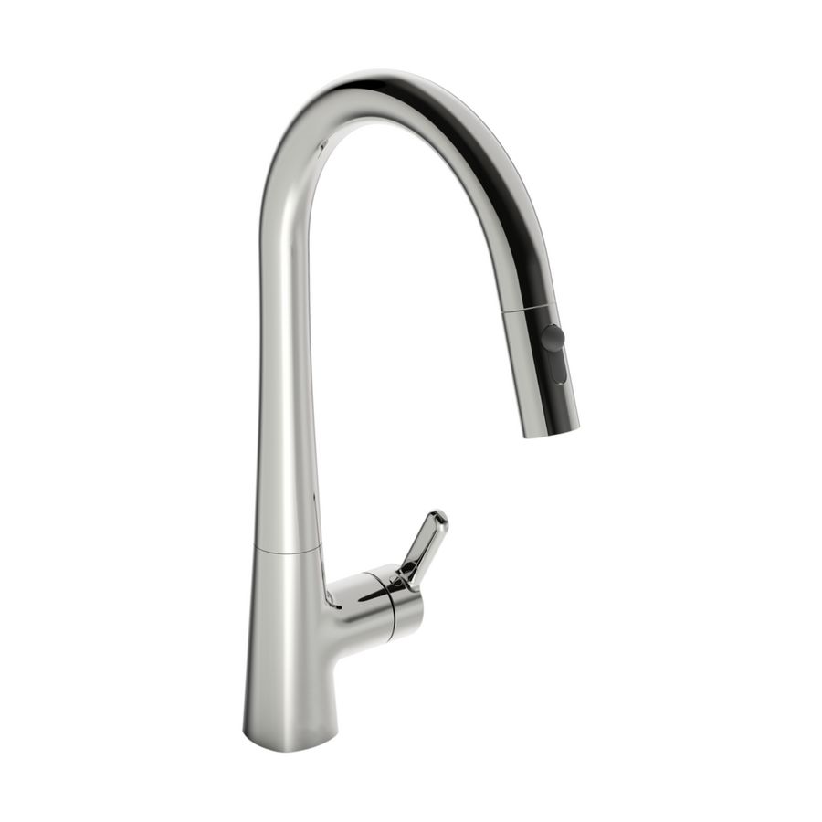 Keukenmengkraan + uittrekbare vaatdouche HANSADESIGNO-STYLE