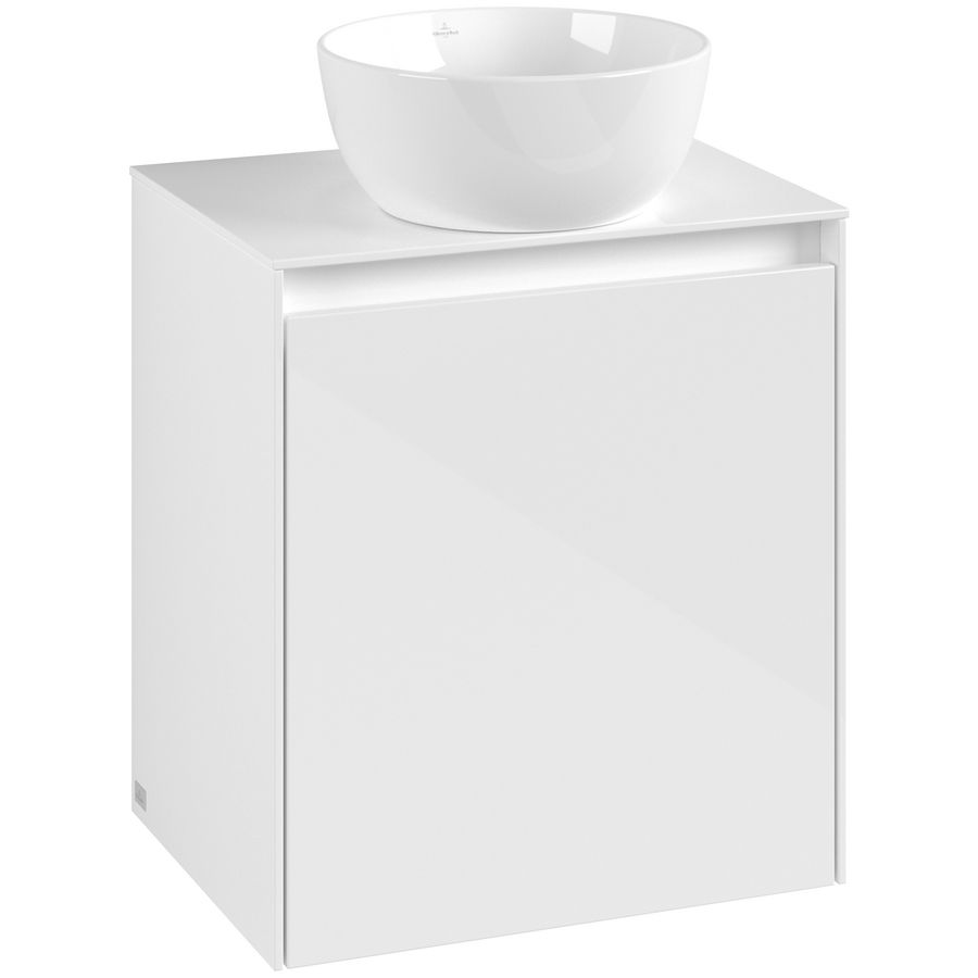 Wastafelonderkast Collaro 500x548x380mm Glossy White C149B0DH