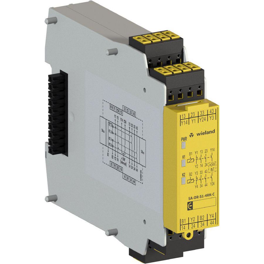PLC digitale in- en uitgangsmodule SA-OR-S1-4RK-C DC 24V