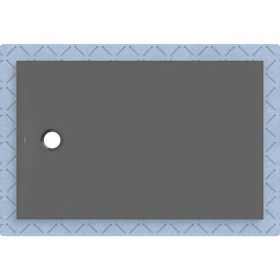 Douchevloer CleanFloor30 geïntegreerd met afdichtingsvlies grafiet: 140x90cm