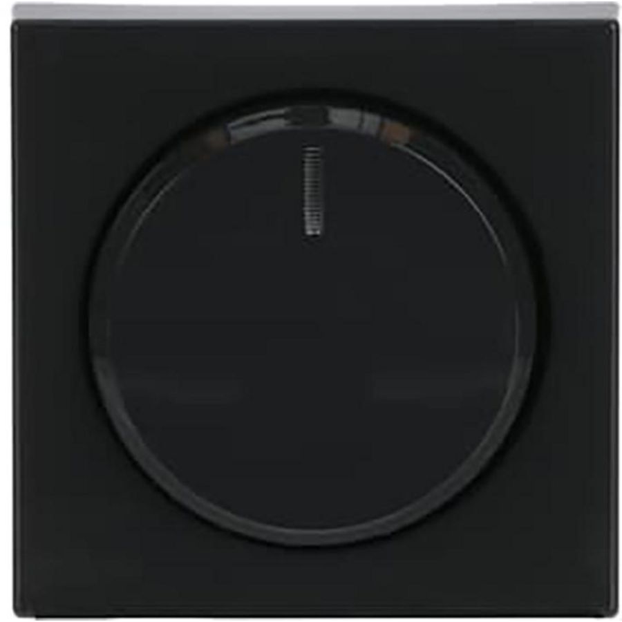 Centraalplaat+knop v draaidimmer f-antraciet heavy duty (6540-81-102-510)