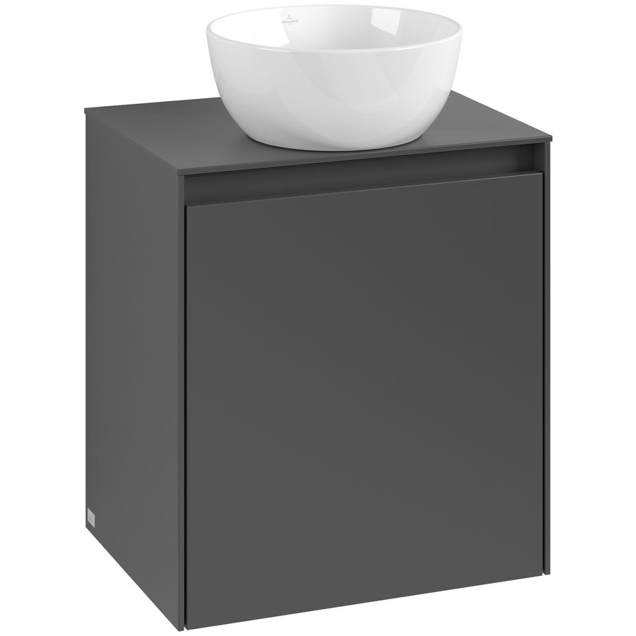 Wastafelonderkast Collaro 500x548x380mm Graphite C14900VR