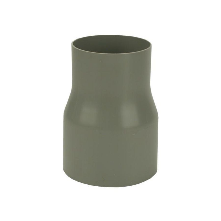 Verloopmof HWA PVC 100x80mm grijs mof/mof