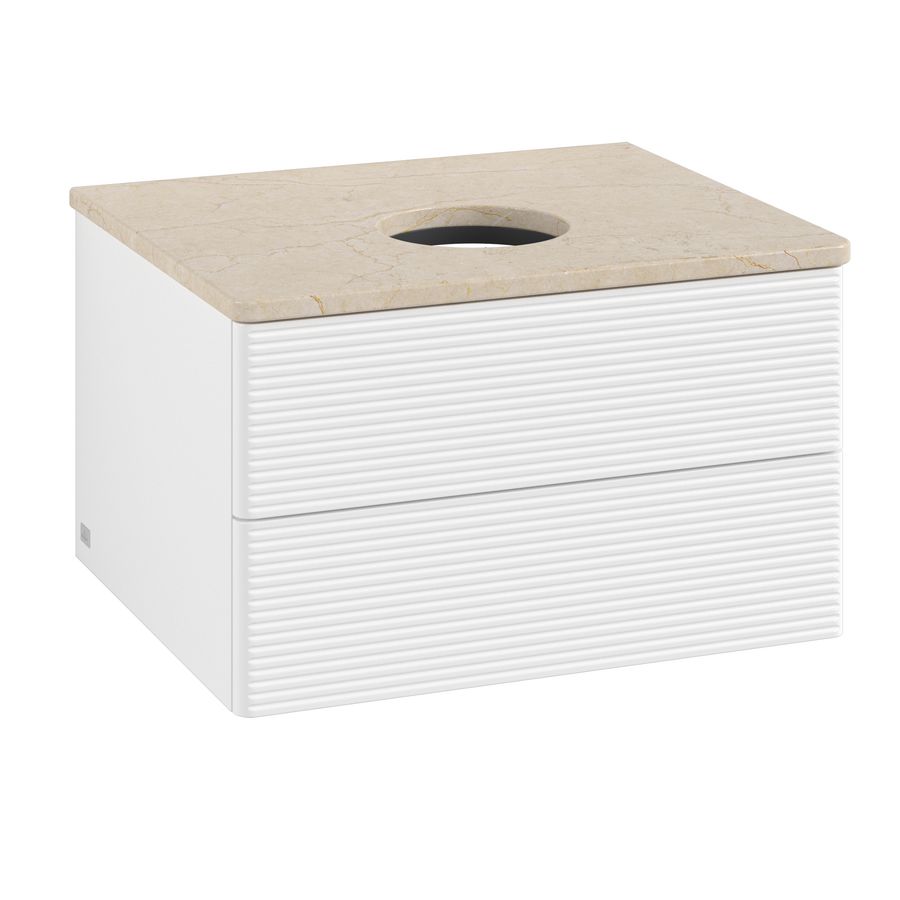 Wastafelonderkast Antao 600x360x500mm White Matt Lacquer K18113MT