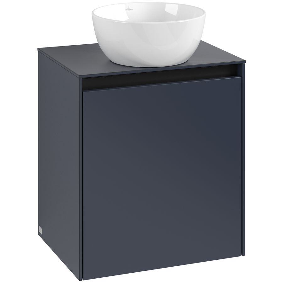 Wastafelonderkast Collaro 500x548x380mm Marine Blue C14800VQ