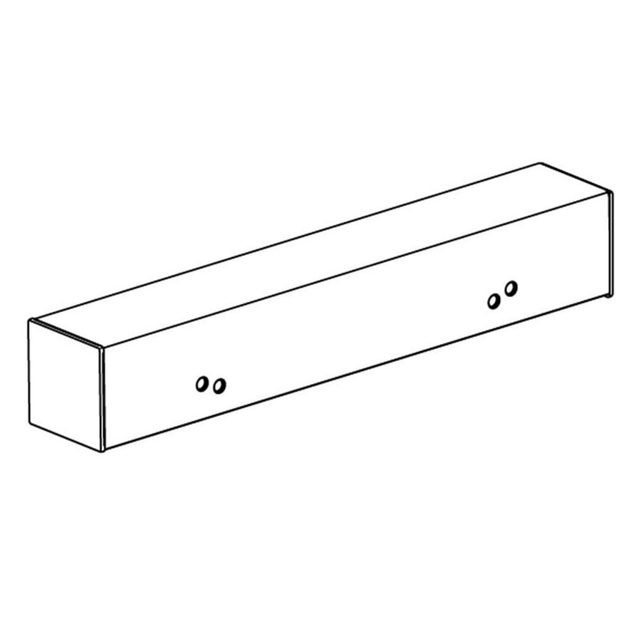Afstandsprofiel voor wastafel 600x100x100mm wit