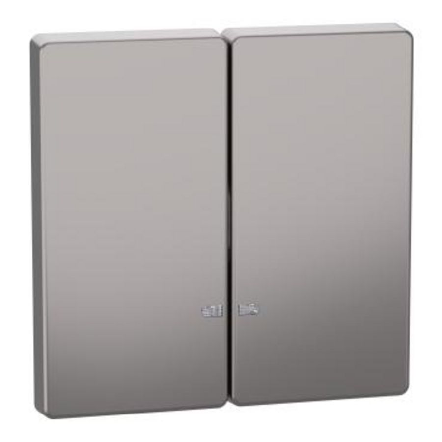 Seriewip Controlevenster Nikkel metallic Systeem D