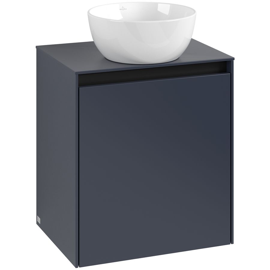 Wastafelonderkast Collaro 500x548x380mm Marine Blue C14900VQ