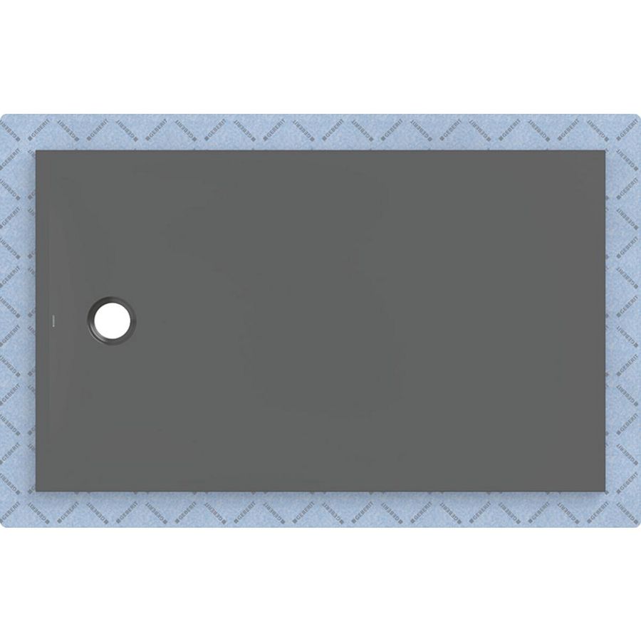 Douchevloer CleanFloor30 geïntegreerd met afdichtingsvlies grafiet: 150x90cm