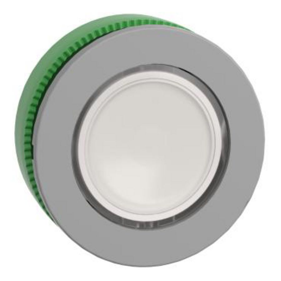 Flush mounted wh Flush caps ill. pb head integRALLED push