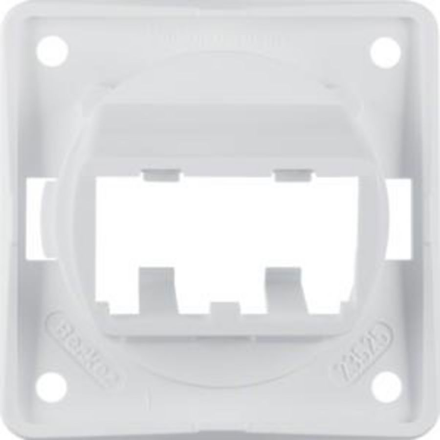 Draagplaat 2V Mini-Com modules berker Integro polarwit