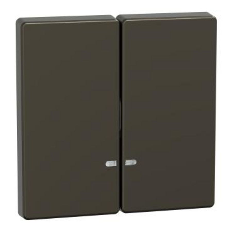 Seriewip Controlevenster Mocca metallic Systeem D