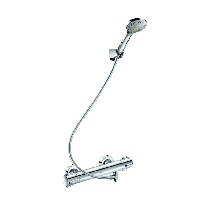 Doucheset + leegloop thermostatische mengkraan H9739S S-kop