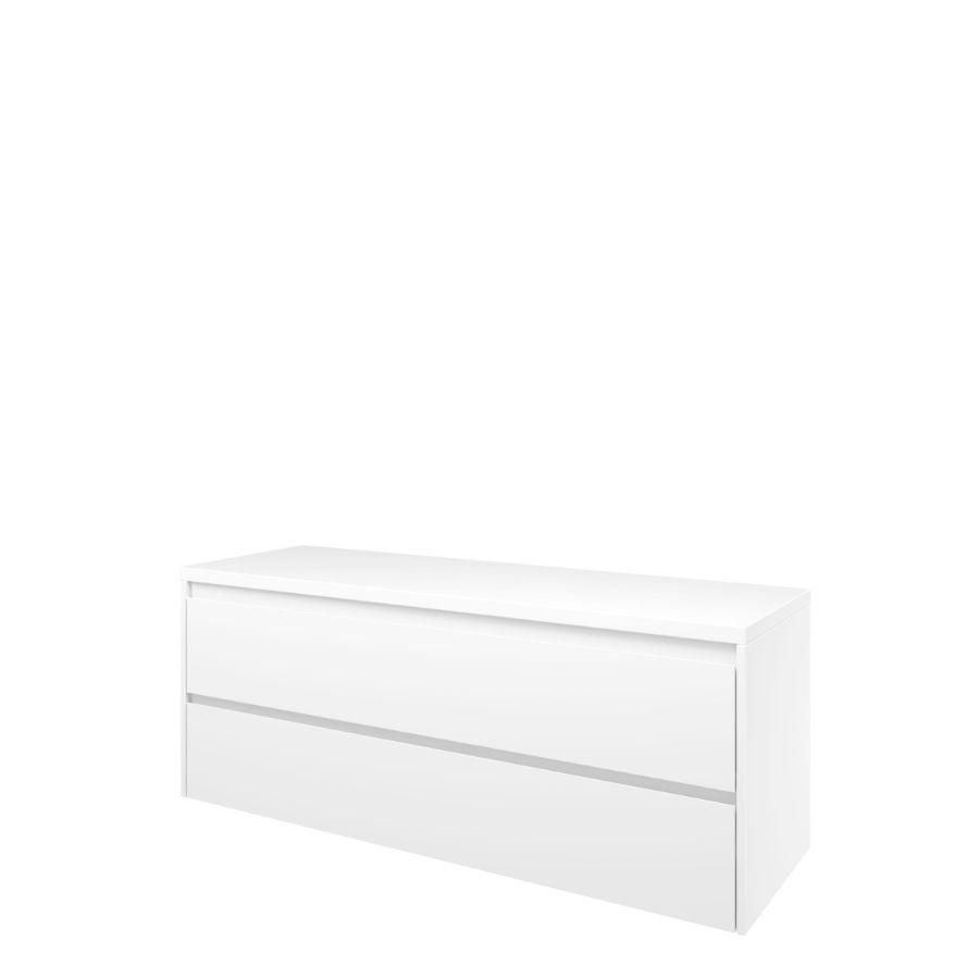 Proline Top Set Top afdekplaat en OK Sym GL wit 140x46