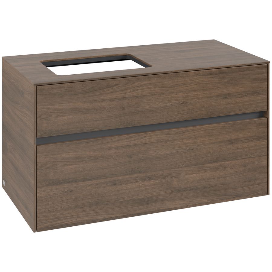 Wastafelonderkast Collaro 1000x548x500mm Ariz.Oak C11000VH