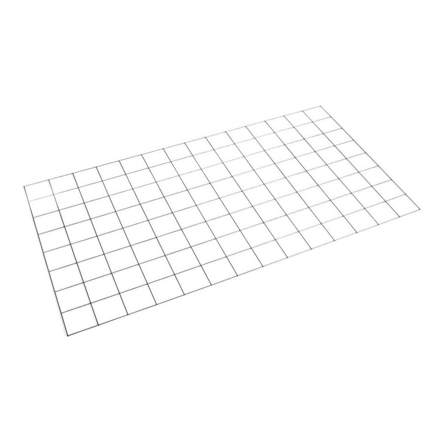 Staaldraadmat 2100x1200mm (2,52m²) maas 100x100mm 3mm gegalvaniseerd
