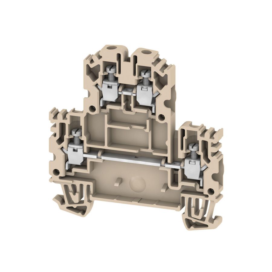 Etagerijgklem 2,5mm² fase 400V/24A schroef