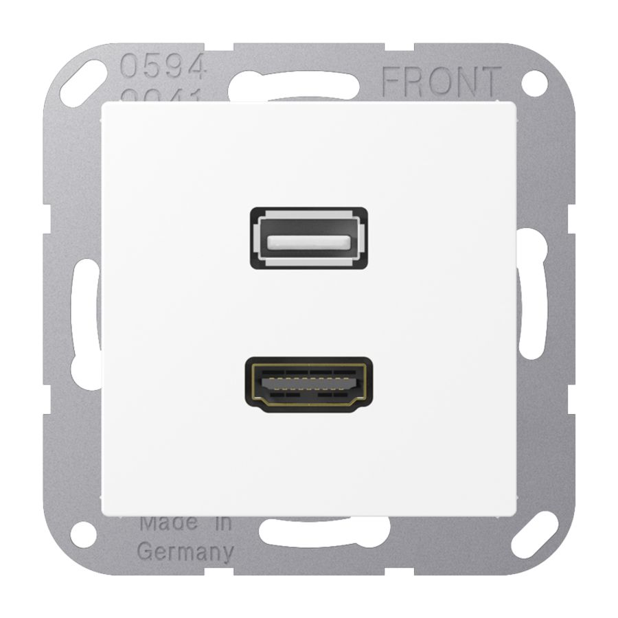 Afdekking A500 matwit voor HDMI/USB