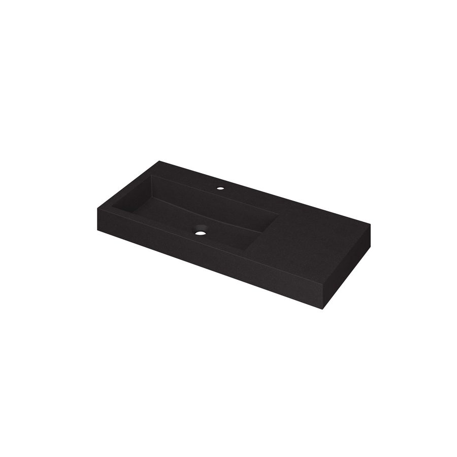 Wastafel Quartz wasbak links met 1 kraangat 3421236