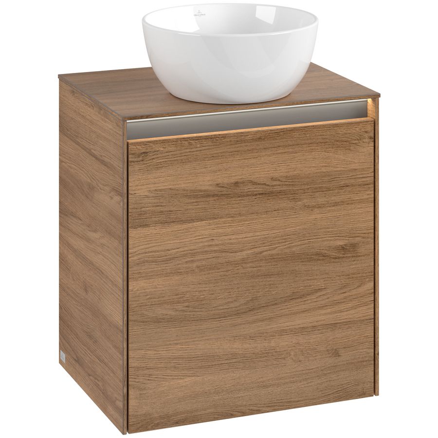 Wastafelonderkast Collaro 500x548x380mm Oak.Kans C148B0RH