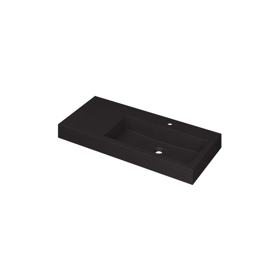 Wastafel Quartz wasbak rechts met 1 kraangat 3421239