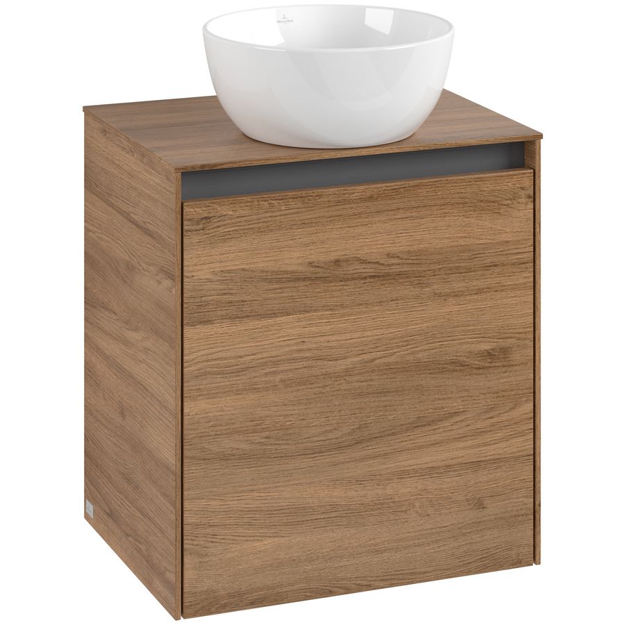Wastafelonderkast Collaro 500x548x380mm Oak.Kans C14900RH
