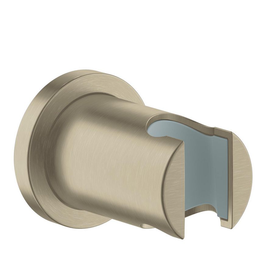 Rainshower wandhouder nickel geborsteld rond