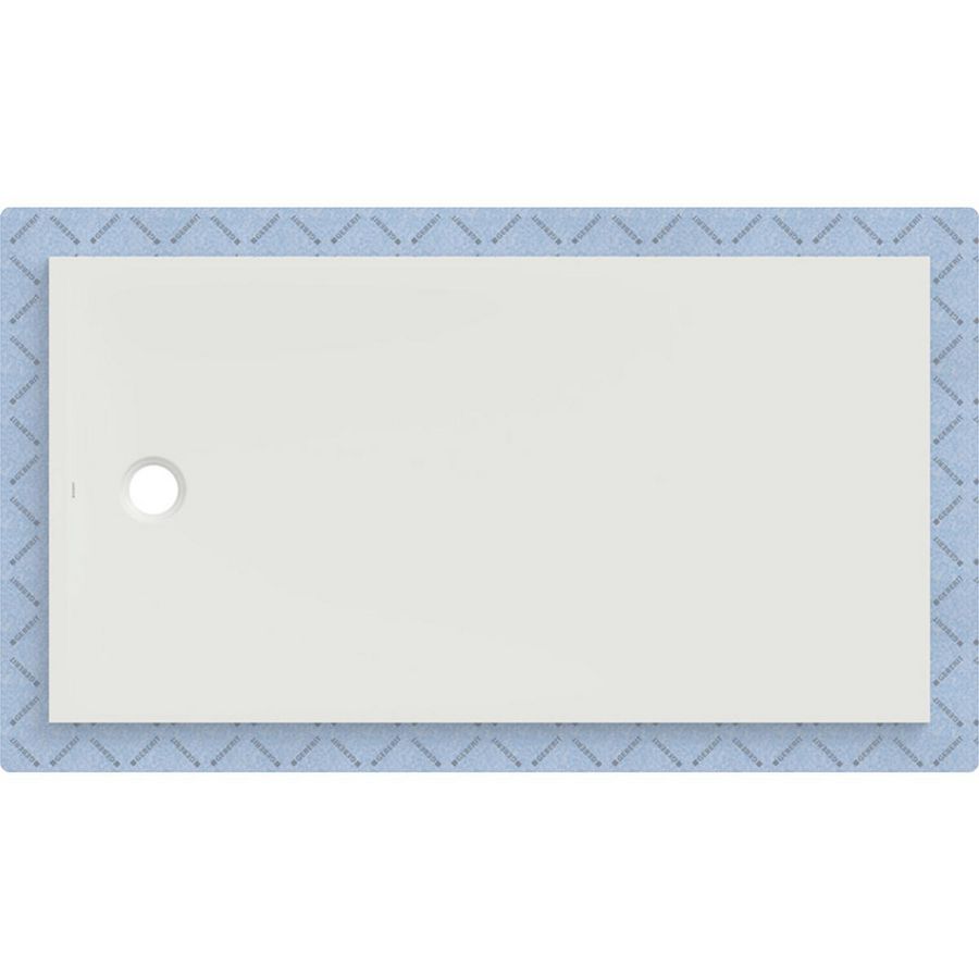 Douchevloer CleanFloor30 geïntegreerd met afdichtingsvlies wit: 170x90cm