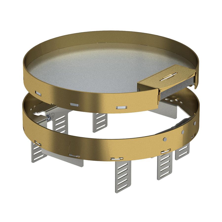 Ronde cassette met snoeruitgang Ø275mm Messing 7409294