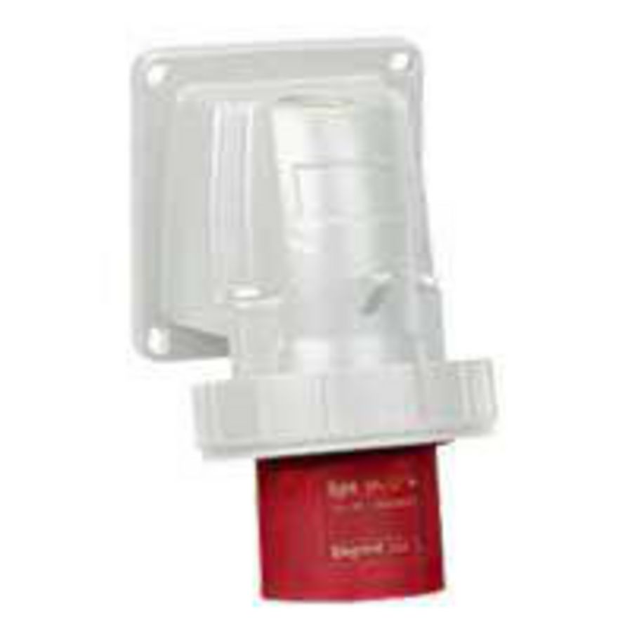 Toestelcontactstop 400V 32A 4P IP67 rood P17 Tempra