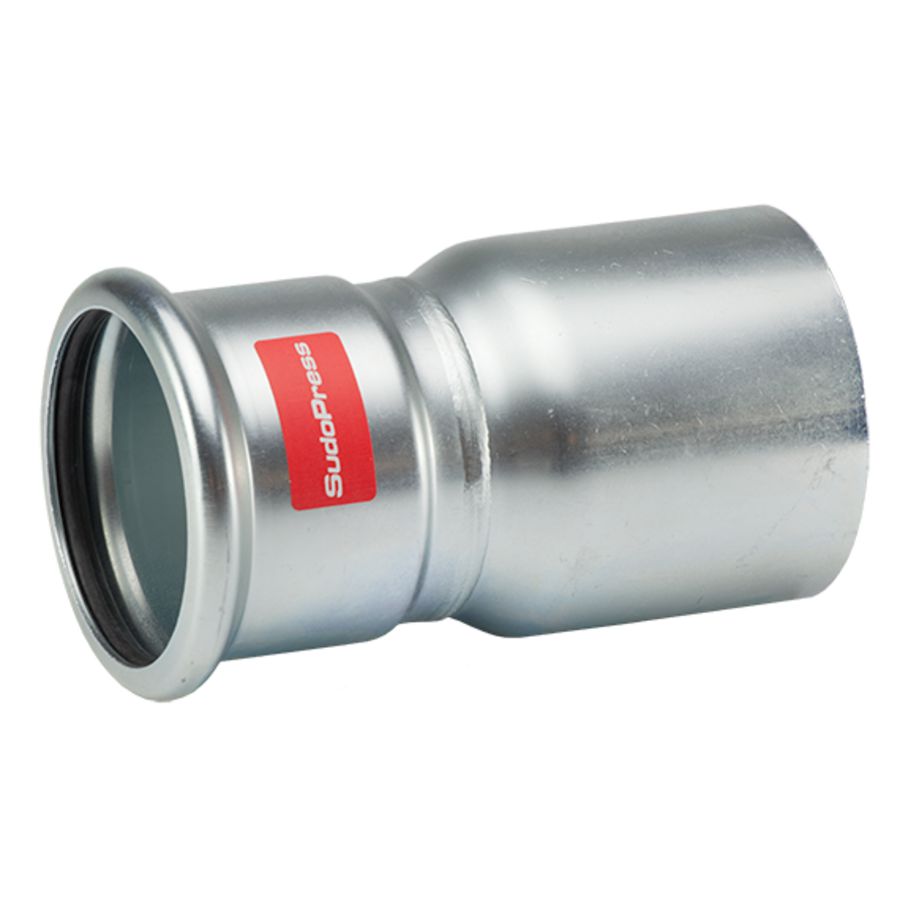 Insteekverloopsok SudoPress Staalverzinkt pers x spie 76,1x88,9mm SP8243VM VVE=4