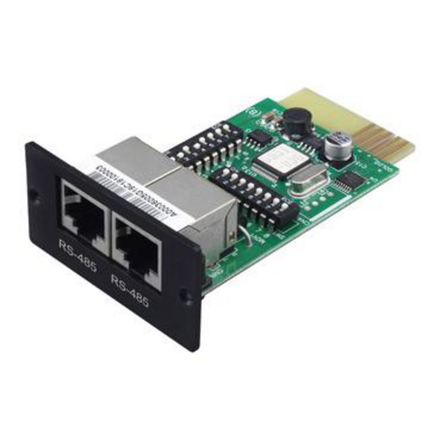 Modbus Card on Easy Online UPS