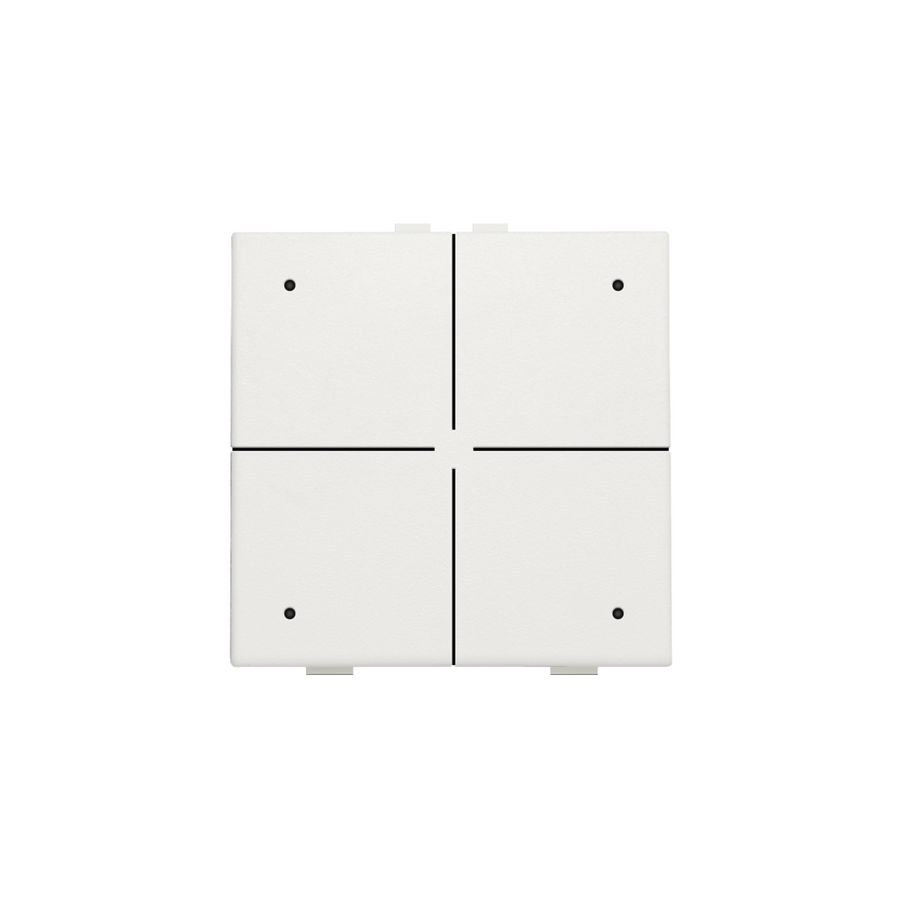 4-voudig drukknop leds/comfortsens. HomeControl white