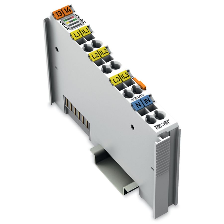 3-fasen vermogensmeting AC 480V 5A lichtgrijs
