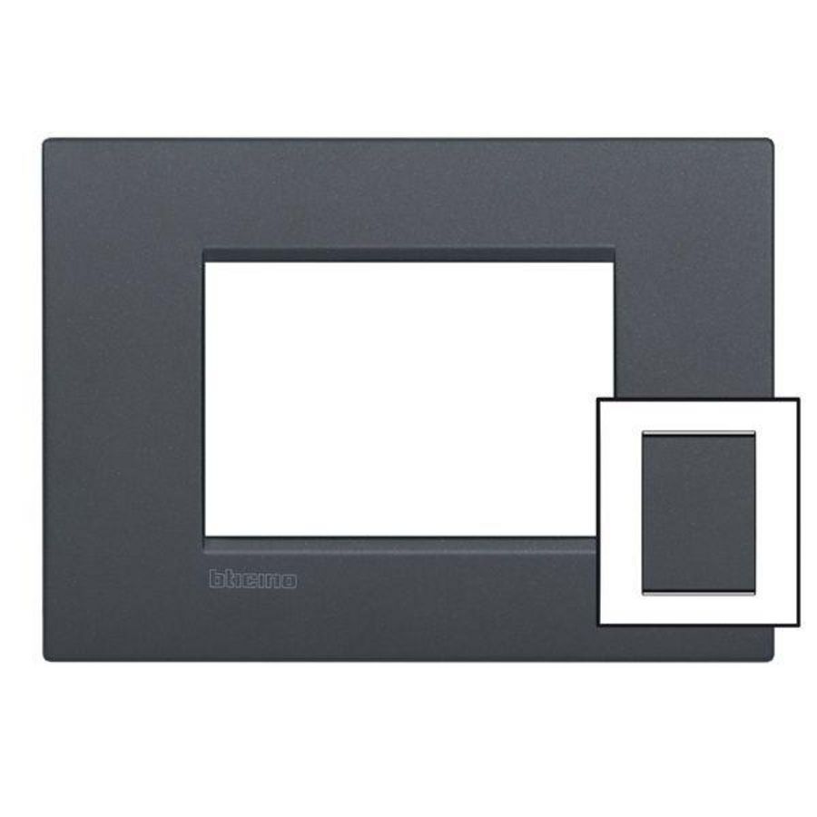 Afdekraam 3 + 3 modulen Antraciet Livinglight AIR