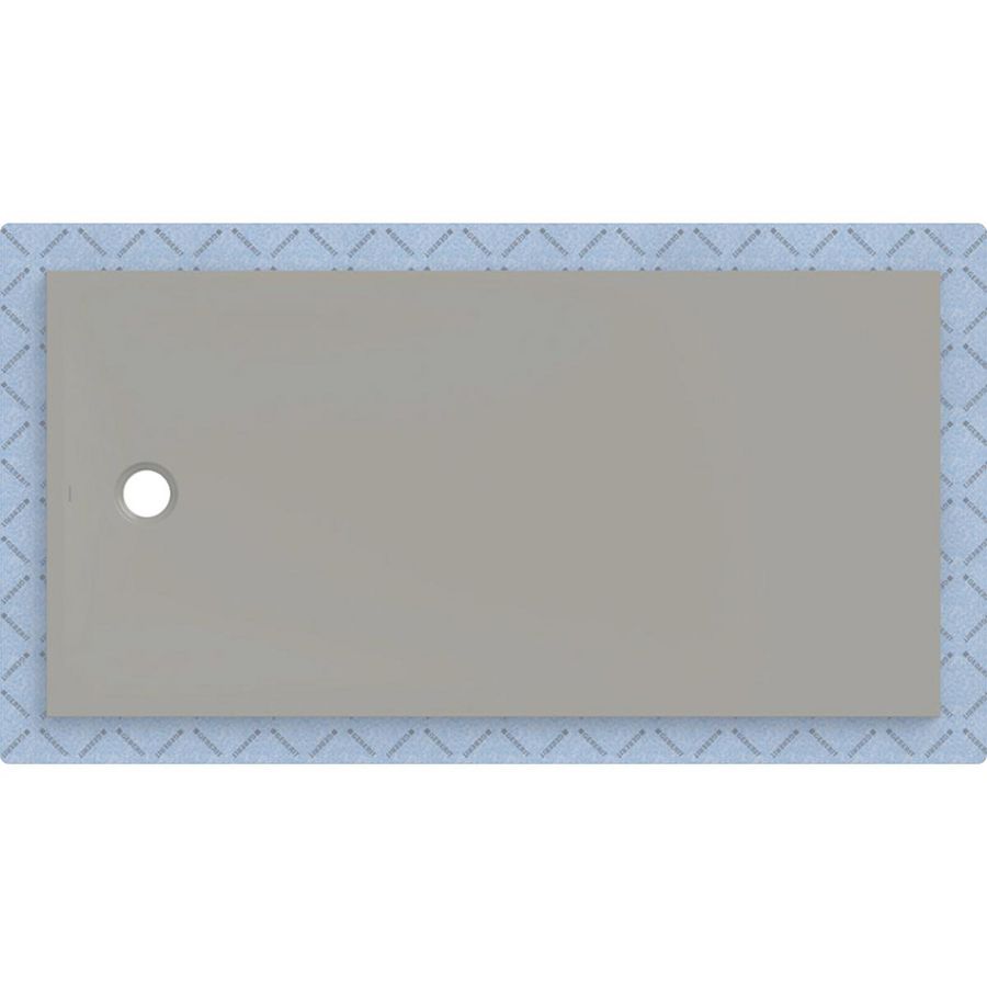 Douchevloer CleanFloor30 geïntegreerd met afdichtingsvlies grijs: 180x90cm