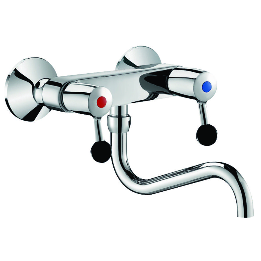 Muurmengkraan 60 l/min draaibare onderuitloop Ø22 L.200