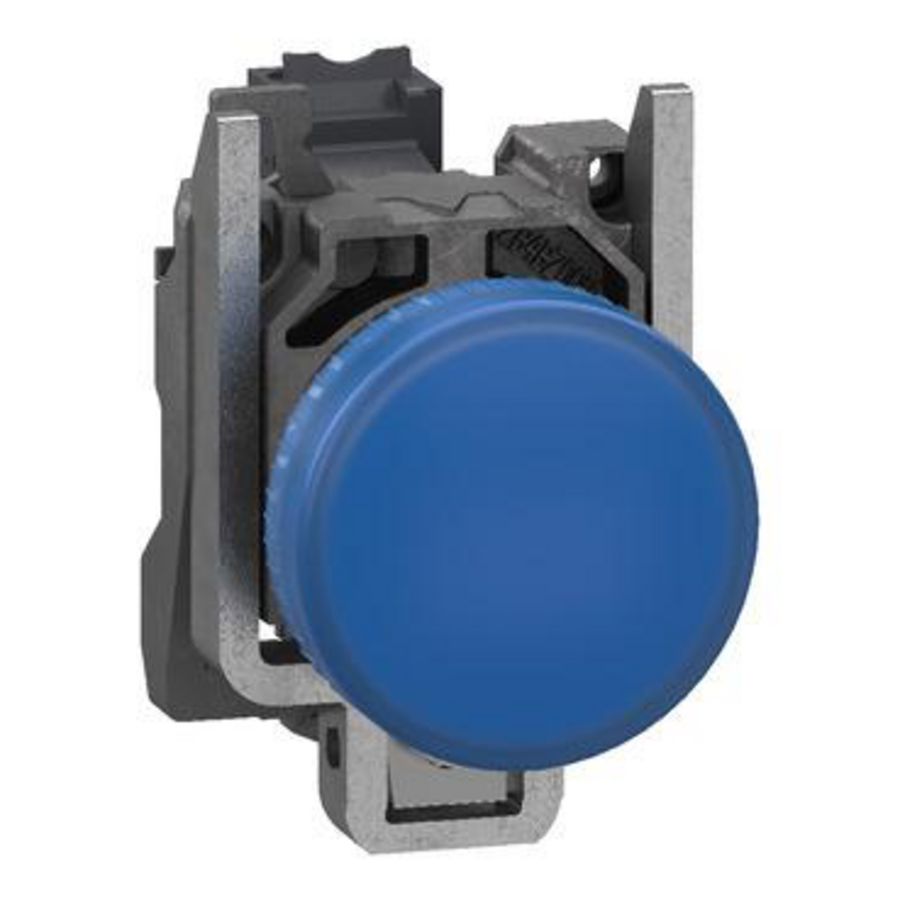 Controlelampje Harmony XB4 metaal blauw 22mm universele LED