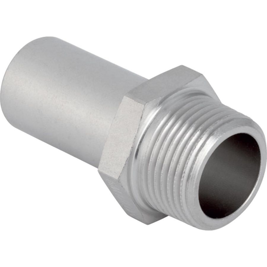 Insteekverloopsok MAPRESS THERM RVS 15mm spie x 1/2"bt.dr. VVE=5