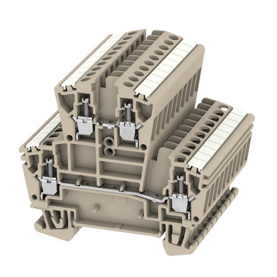 Klemrail d.beige 2.5mm² 40 1025700000 VVE=10