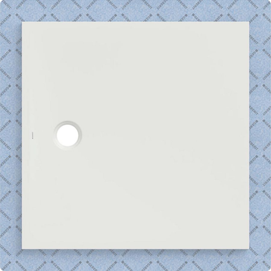 Douchevloer CleanFloor30 geïntegreerd met afdichtingsvlies wit: 100x100cm