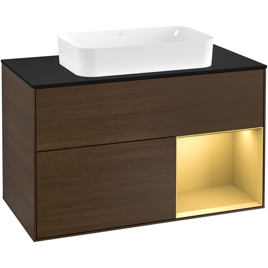 Wastafelonderkast Finion 1000x603x501mm W.Veneer G252HFGN