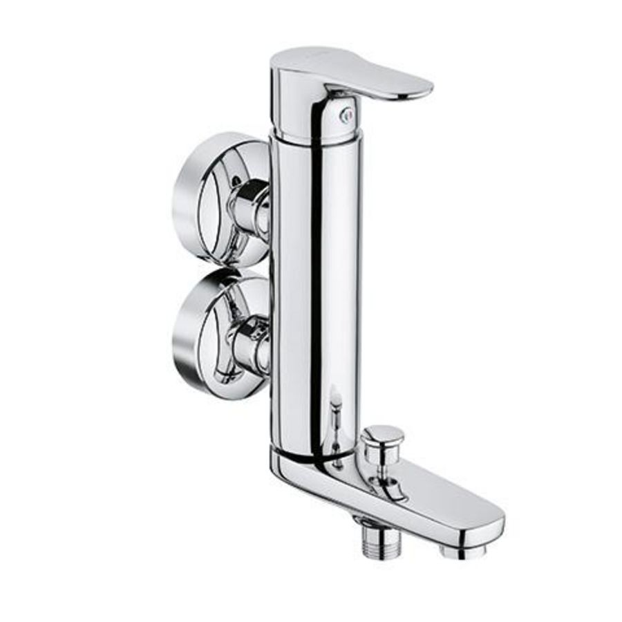 Objekta opbouwbadmengkraan verticaal chroom