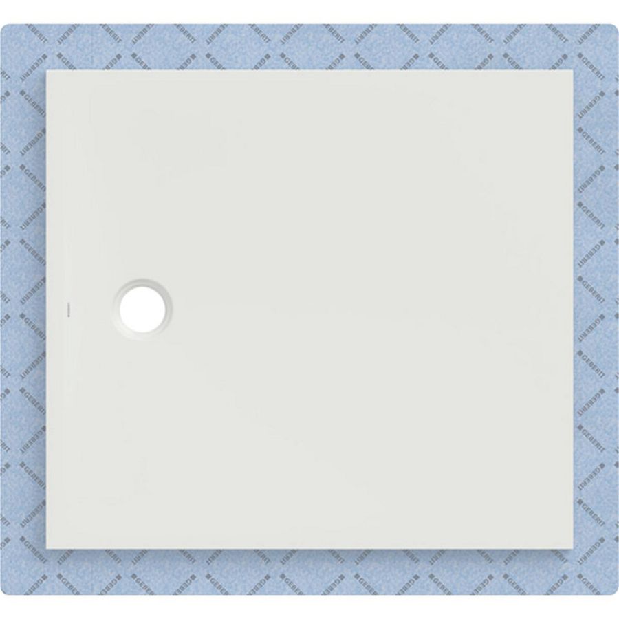 Douchevloer CleanFloor30 geïntegreerd met afdichtingsvlies wit: 110x100cm