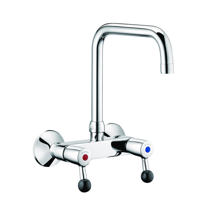 Muurmengkraan 60 l/min draaibare bovenuitloop Ø22 L.200